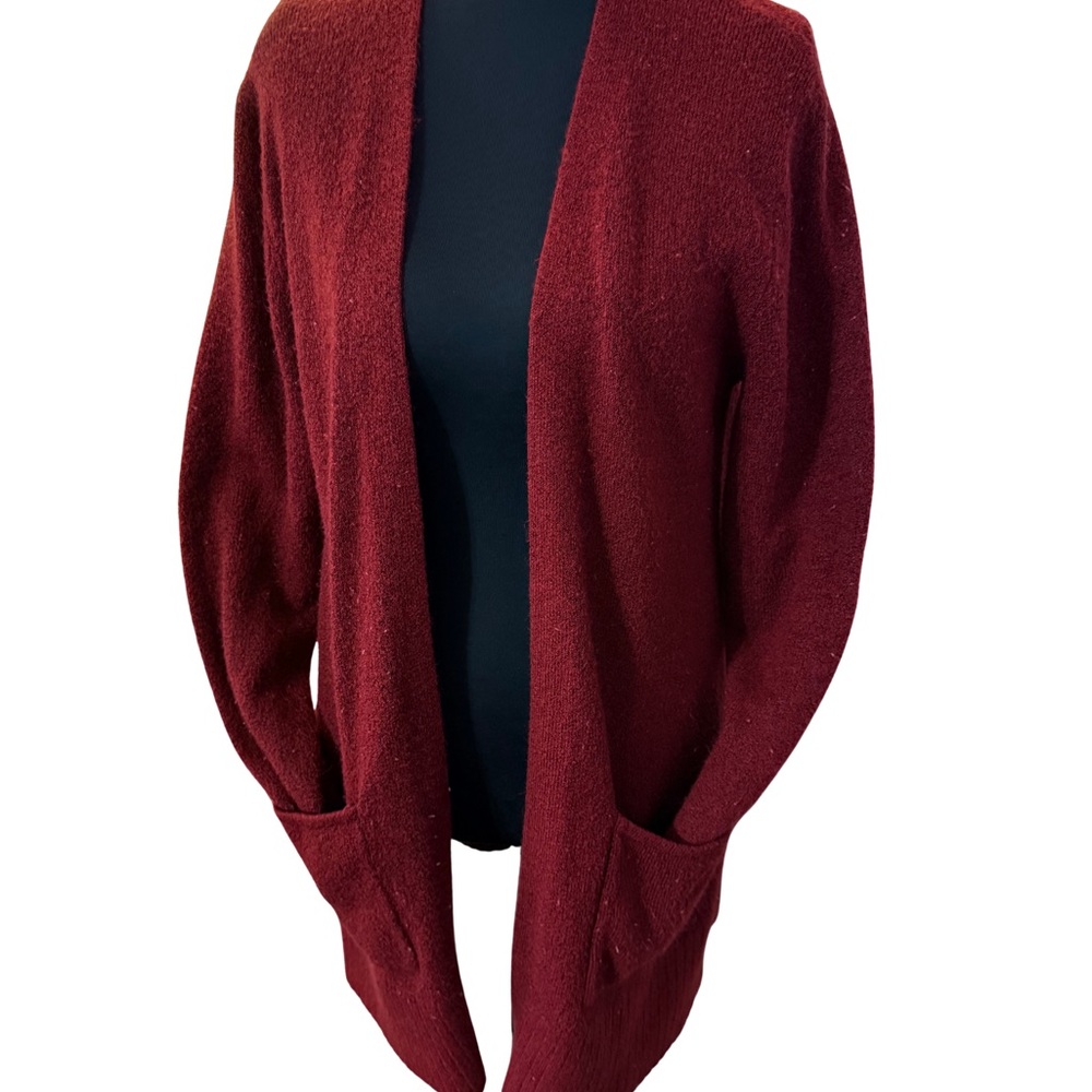 Old Navy‎ Dark Red Open-Front Cardigan Sweater Size Small